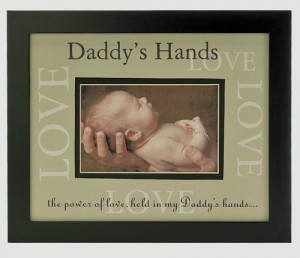 Daddy's Hand Frame - Sentimental New Dad Gift