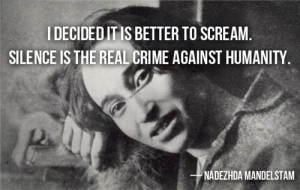 ... Nadezhda Mandelstam, Power, Feminism, Real Crime, Crime Against Human
