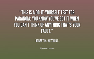 quotes about paranoia