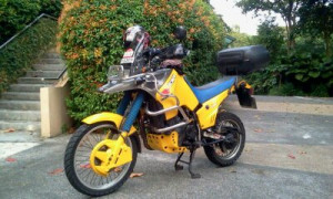 custom made crashbar top crashbar using bmw gs1100 hepco becker