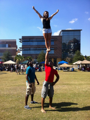 ... do and perform is helping me get bigger and stronger for cheerleading