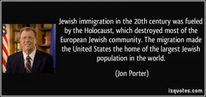 Jewish immigration in the 20th century was fueled by the Holocaust ...