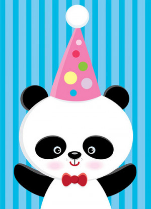 Panda Birthday Card