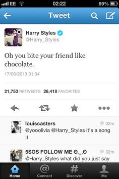 The moment Harry Styles went a step too far and tweeted lyrics to one ...