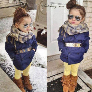 Stylish Baby With Many Accessories