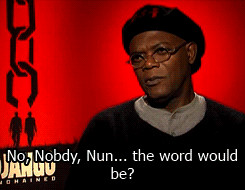 Samuel L Jackson Django Unchained i dont know if he says nun or none