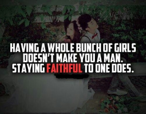Stay faithful