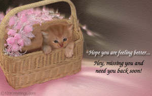 cute card to wish your loved one a speedy recovery.