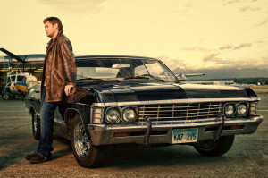Supernatural Dean Winchester with Chevrolet Impala 1967