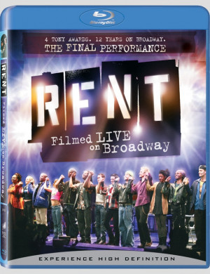 RENT: Filmed Live on Broadway (US - DVD R1 | BD RA)