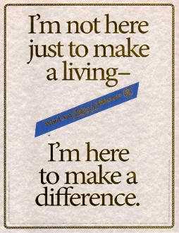 Make A Difference Certificate 8 1/2 x 11