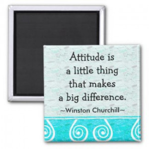 Churchill Quotation – Motivational Magnet by semas87