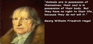 Georg Wilhelm Friedrich Hegel quotations, sayings: