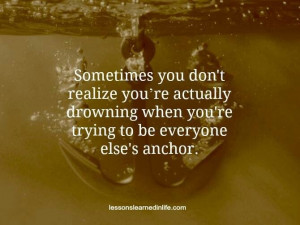 Be selfish....put yourself first