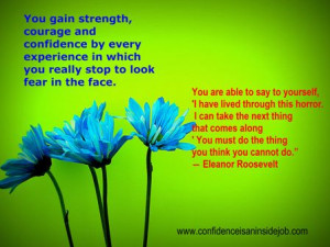 Strength and Courage Image Quote