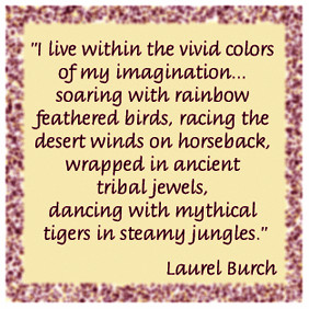 ... sad note, the wonderful artist, Laurel Burch died September 13, 2007