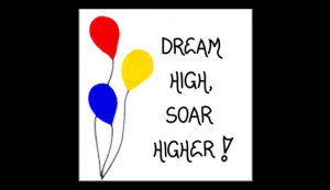 Inspirational Magnet - inspiration Quote Dream High, Soar Higher ...
