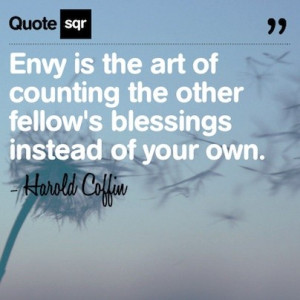 Envy Quotes And Sayings