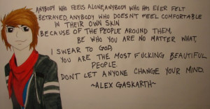 Alex Gaskarth Quote by moose-on-a-jew