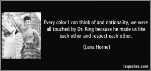 More Lena Horne Quotes
