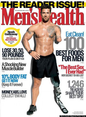 ... -Amputee Veteran Makes History On The Cover Of Men's Health Magazine