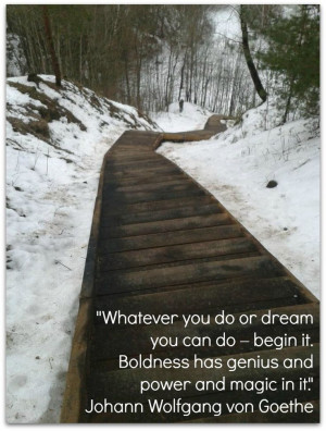 Great Johann Wolfgang von Goethe Quote!