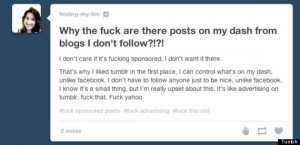 Tumblr Ups Its Ads, Users Freak Out On Cue