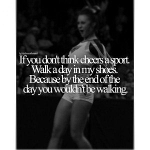 Cheerleading Is A Sport Sayings Cheerleading quotes, inspiring