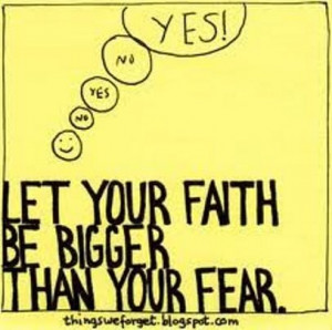 faith versus fear