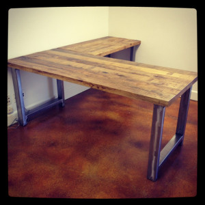 Industrial His and Hers Desk