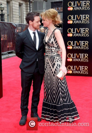 James Mcavoy And Anne Marie Duff Laurence Olivier Awards