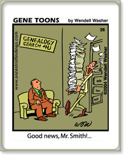 Below is a collection of assorted genealogy humor. Enjoy!
