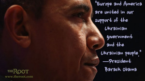 Quote of the Day: President Barack Obama on Ukraine