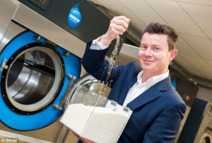 almost) WATERLESS washing machine: System uses plastic beads to clean ...