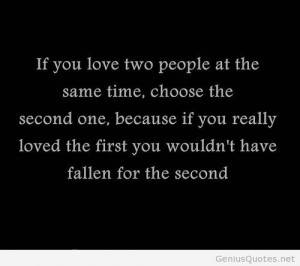 Comments Off on If you love two people in the same time