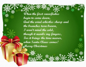 Merry Christmas 2014 Poems for Kids Children to Recite at Church