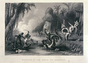 Massacre in the boats off Cawnpore - The history of the Indian Mutiny ...