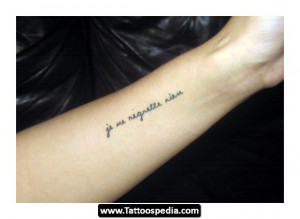 french quote tattoos with meaning