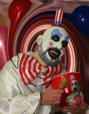 Captain Spaulding (Sid Haig) from Rob Zombie's 
