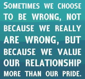 Sometimes We Choose To be Wrong