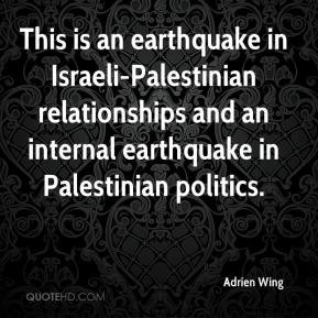 This is an earthquake in Israeli-Palestinian relationships and an ...