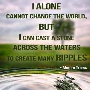 Ability to change the world quote