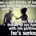 When a girl thinks of her future boyfriend, girlfriend quotes