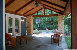 back porch fireplaces