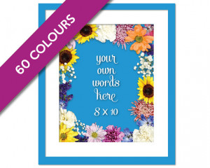 Custom Quote Print - Personalized Art Print - Floral Wall Art ...
