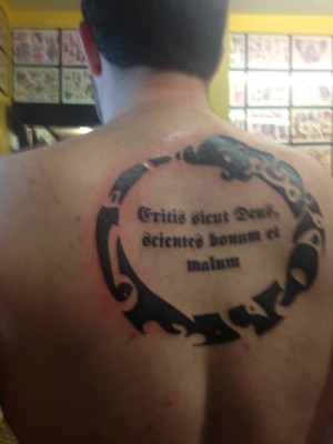 ... Mephistopheles writes in a students yearbook in Goethe’s “Faust