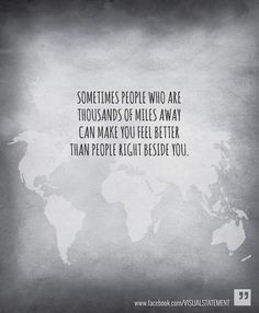 ... when your best friend is on the opposite side of the country More