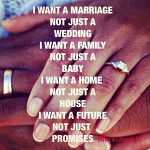What I want