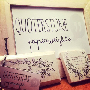 Quoterstone™ Paperweight - Create Your Own Quote