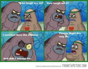 Funny photos funny angry fish SpongeBob